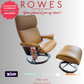 Stressless Aura Recliner and Ottoman - FLOORSTOCK CLEARANCE