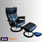 Wing Nordic Recliner with Ottoman